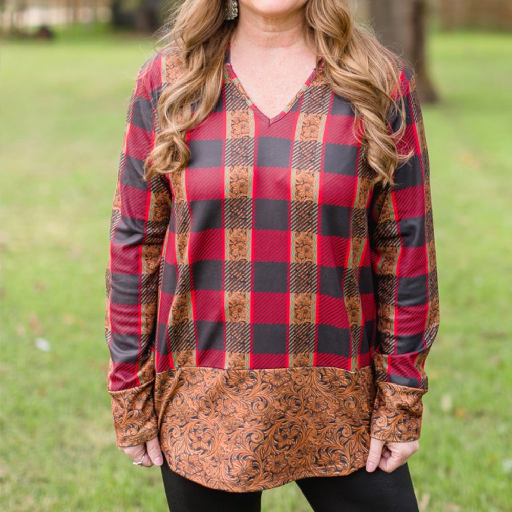 THE WYNONAH  LADIES HOODED PULLOVER SHIRT